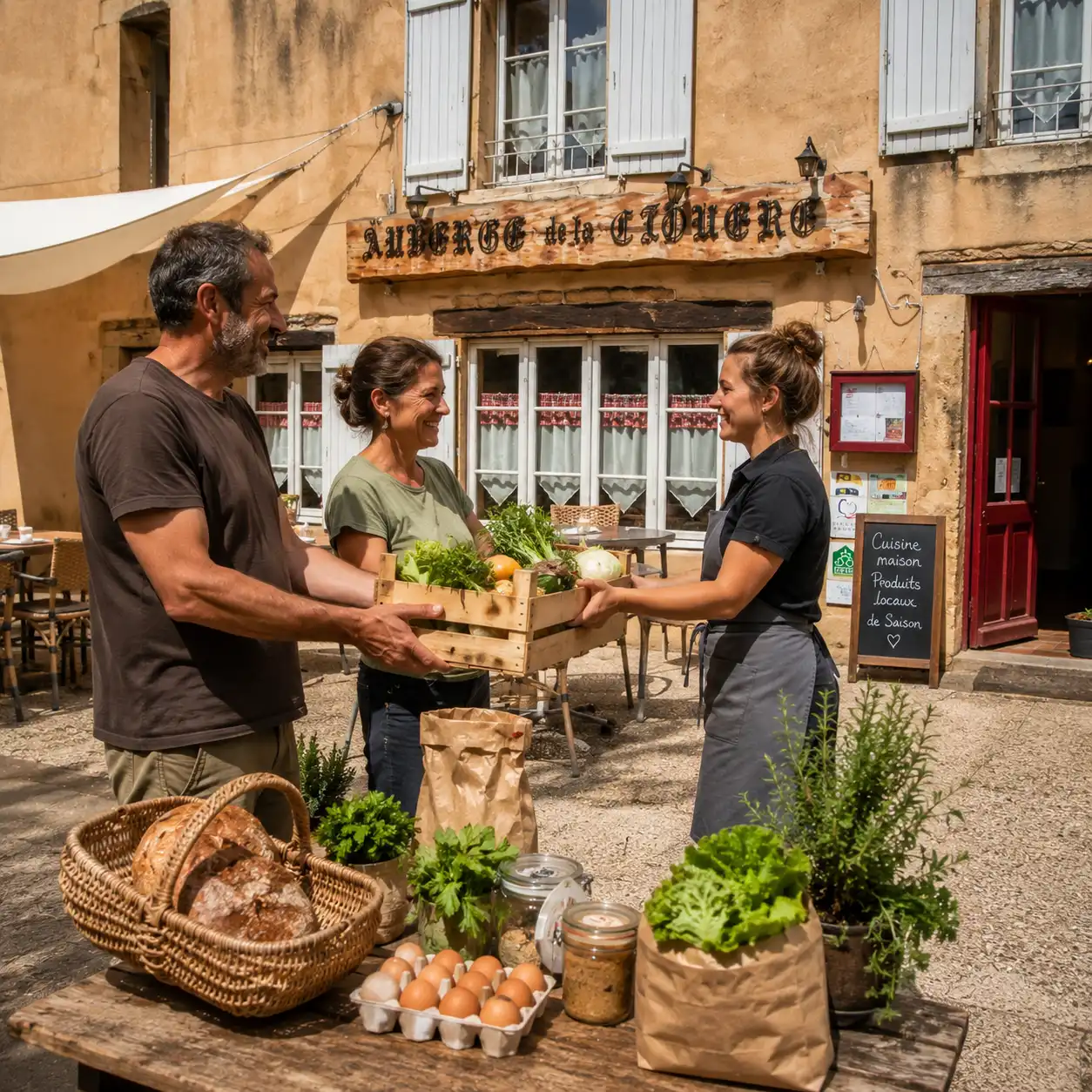 Justice economique pour producteurs locaux auberge clouere