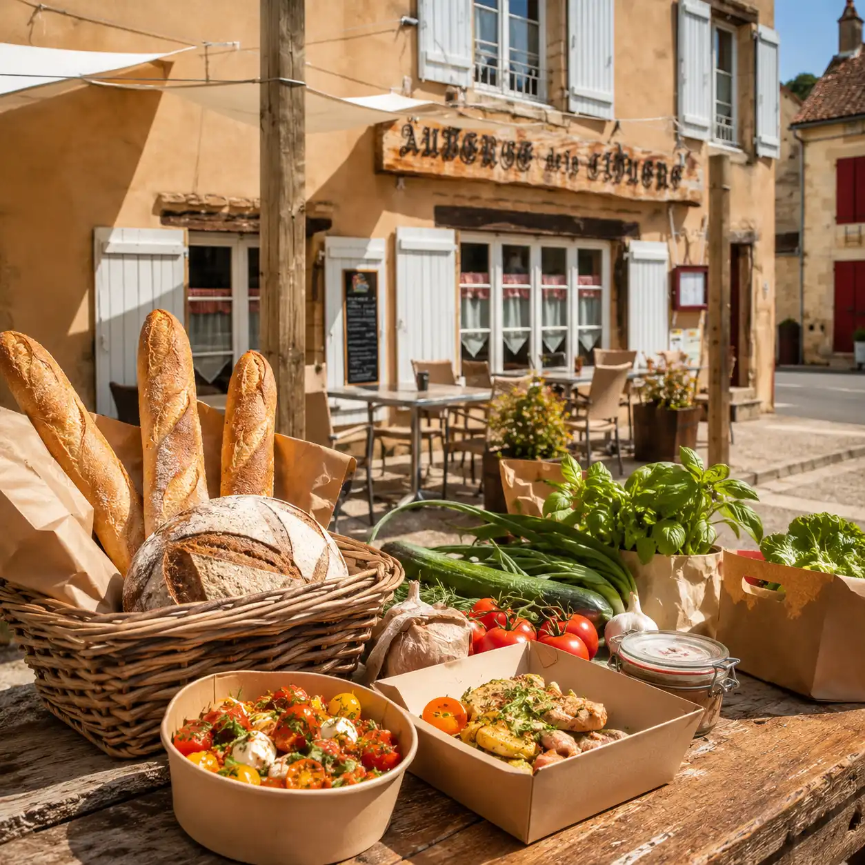 Plats a emporter et dépot de pain Auberge de la Clouere