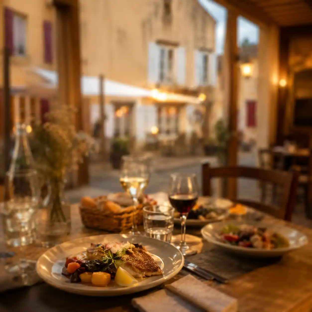 Terrasse auberge de la Clouère